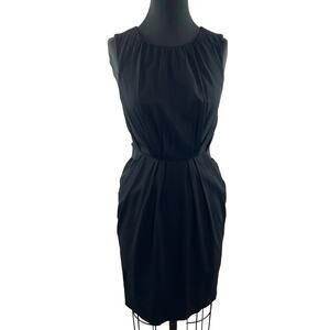 Anthropologie ALYSI Little Black Dress Work Attire Fitting Small S Medium M